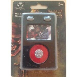 Disney Store Toy New Mini Radio Handheld PIRATES of the CARIBBEAN Battery Age 5+